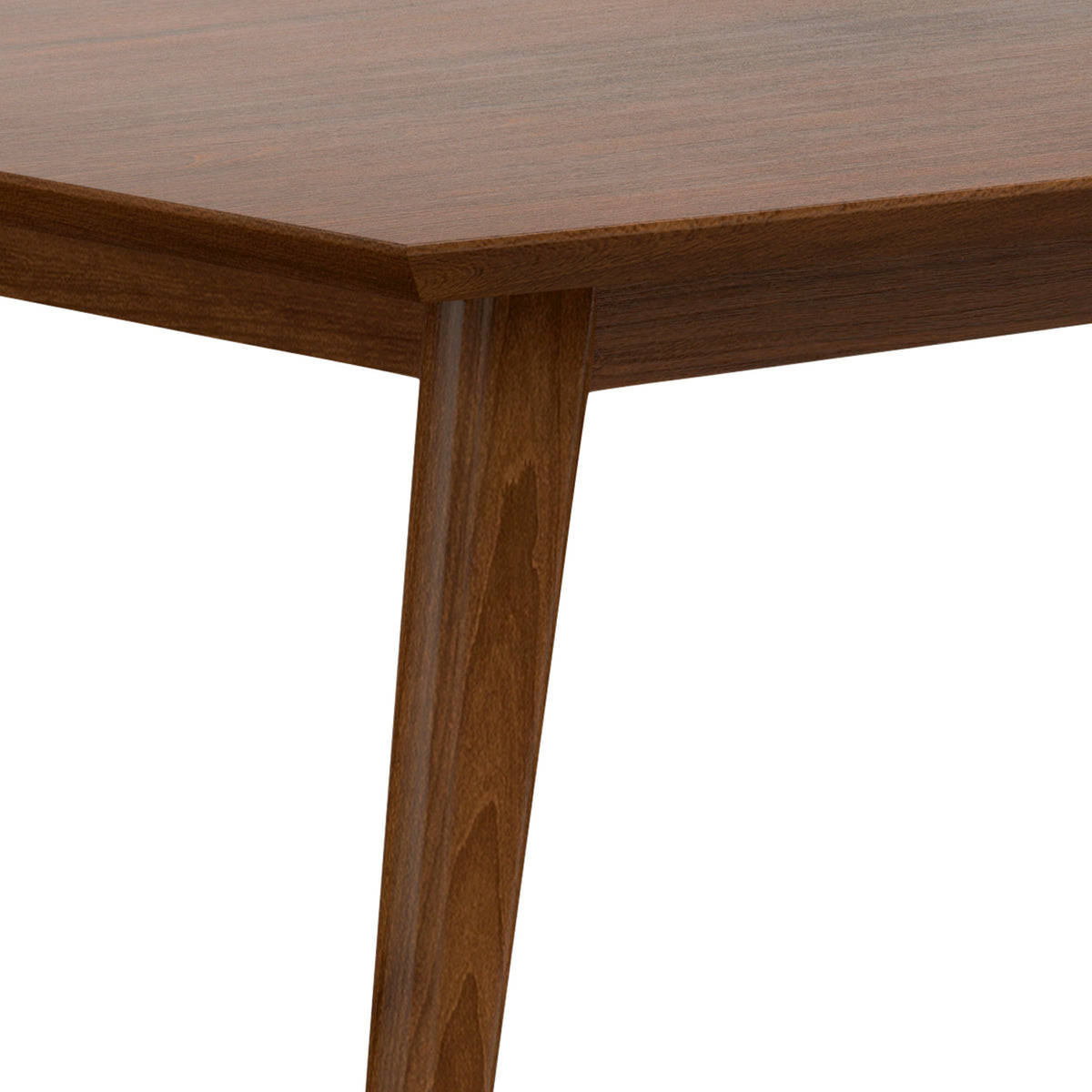 Walnut Wood Rectangle Dining Table E77543