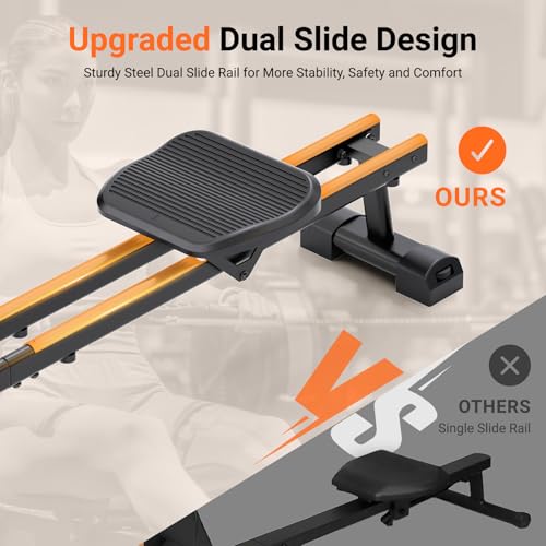 Magnetic Rowing Machine 350 LBS with LCD Monitor Z63798