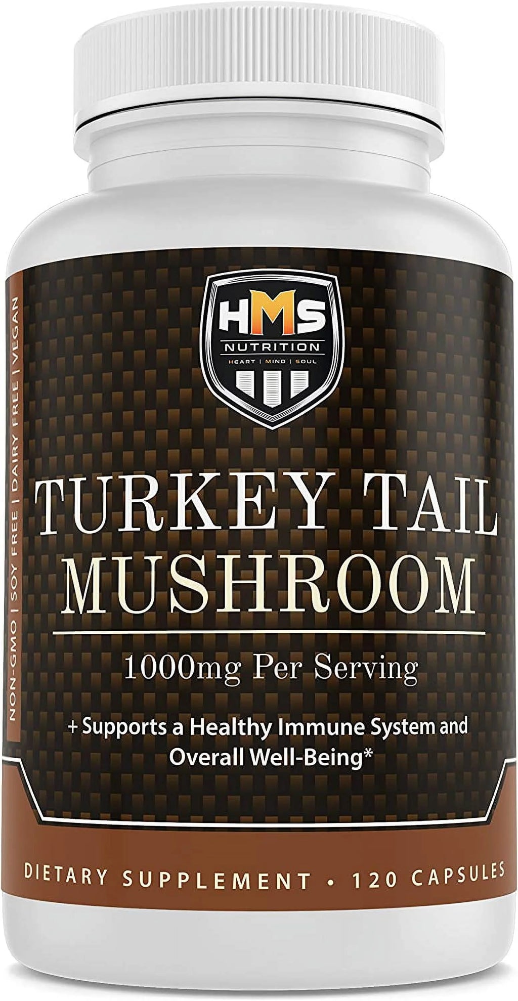 Turkey Tail Mushroom 120 Capsules 1000mg O87680