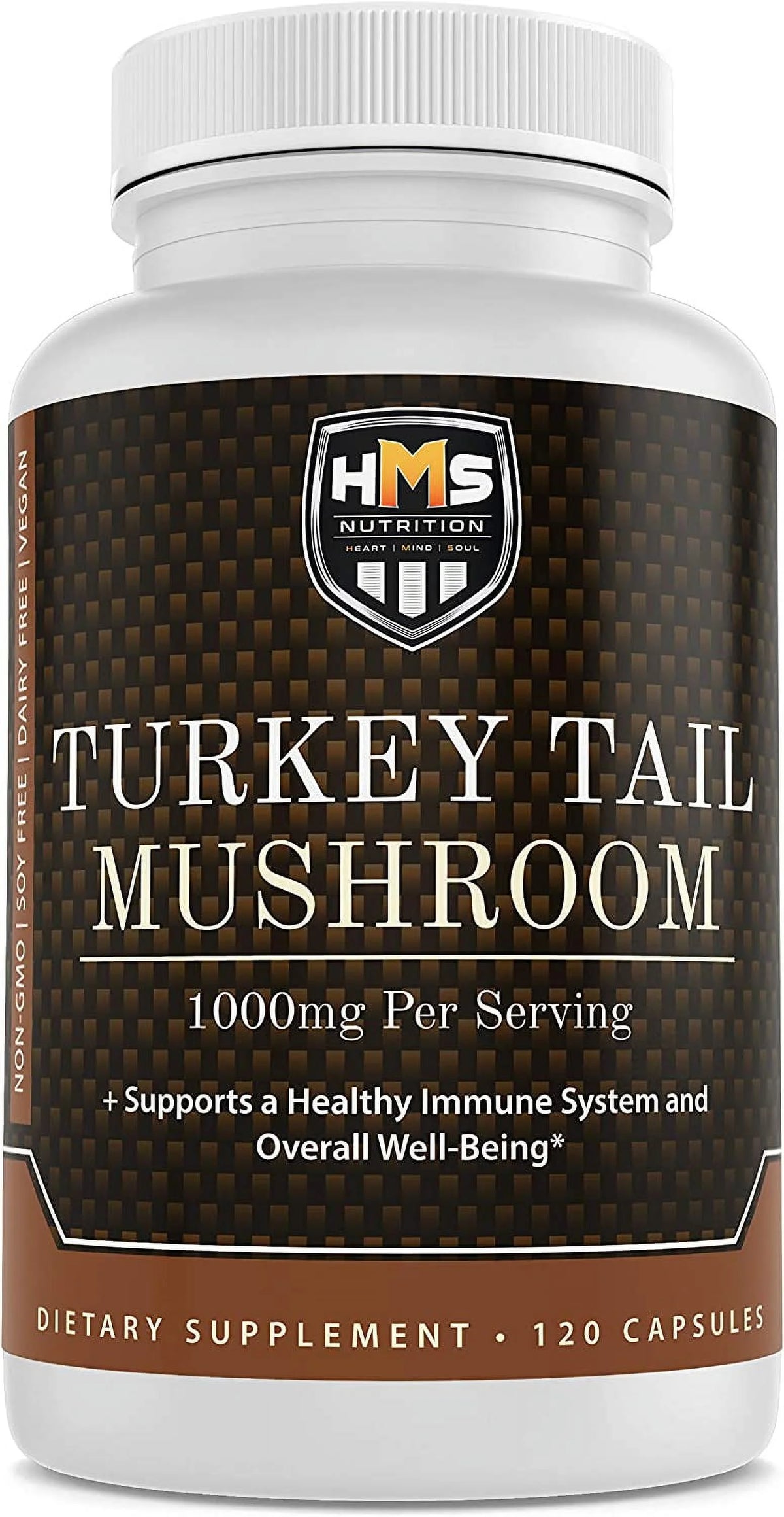 Turkey Tail Mushroom 120 Capsules 1000mg O87680