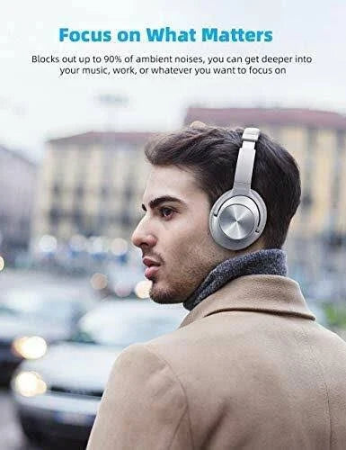 Wireless Bluetooth Active Noise Cancelling Headphones Q952