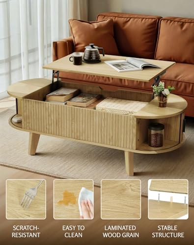 Lift Top Coffee Table with Storage I419