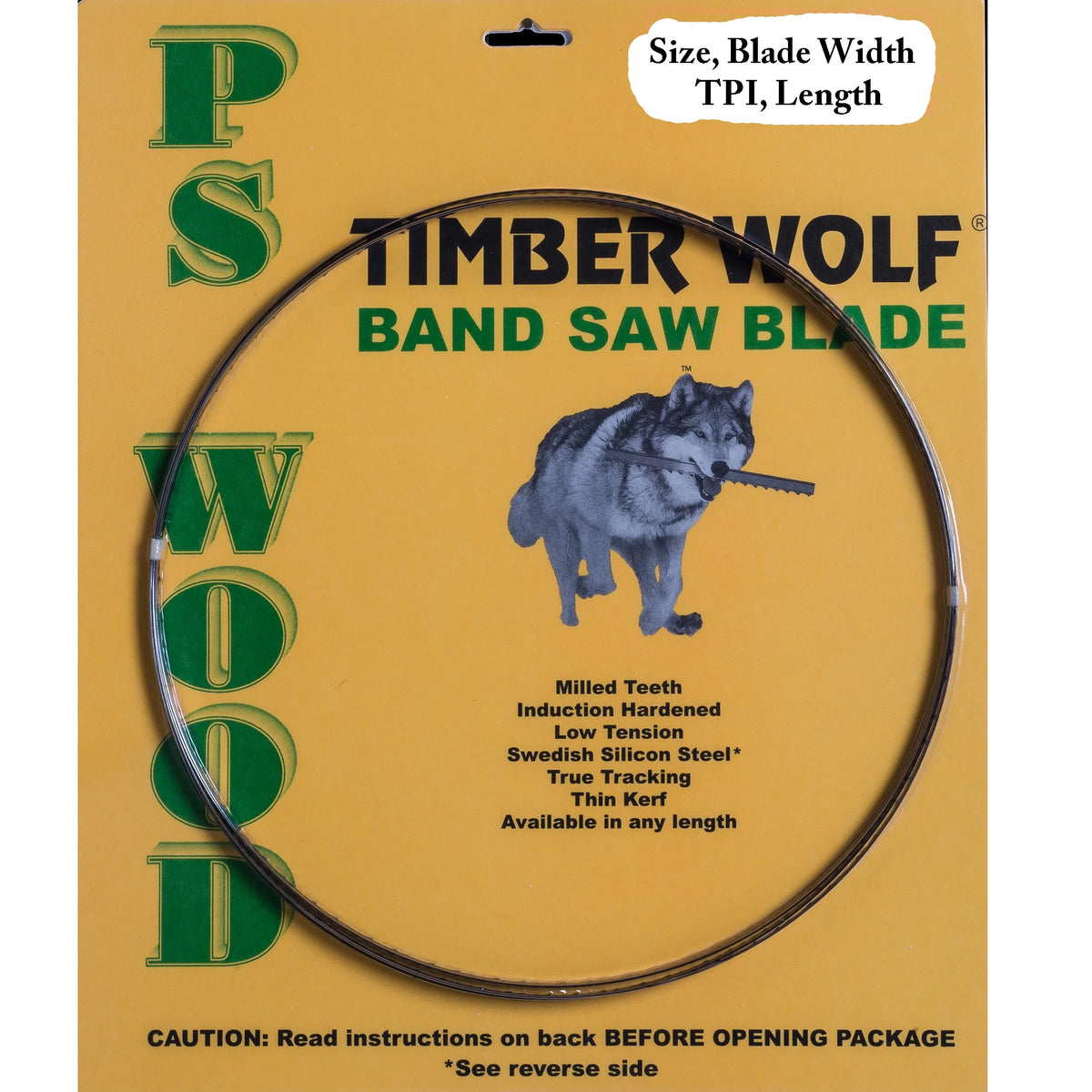 70-1/2" x 1/2" x 4TPI x .025" Band Saw Blade I8796