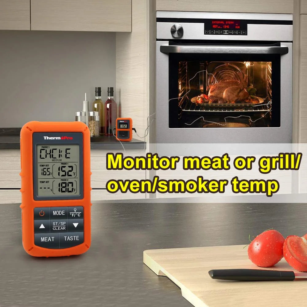 Wireless Remote Dual Probe Meat Thermometer H295