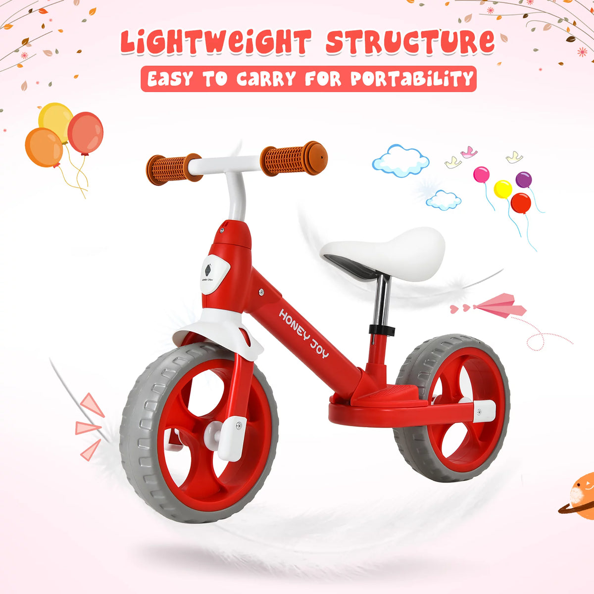 Kids Balance Bike with Feetrests B1155