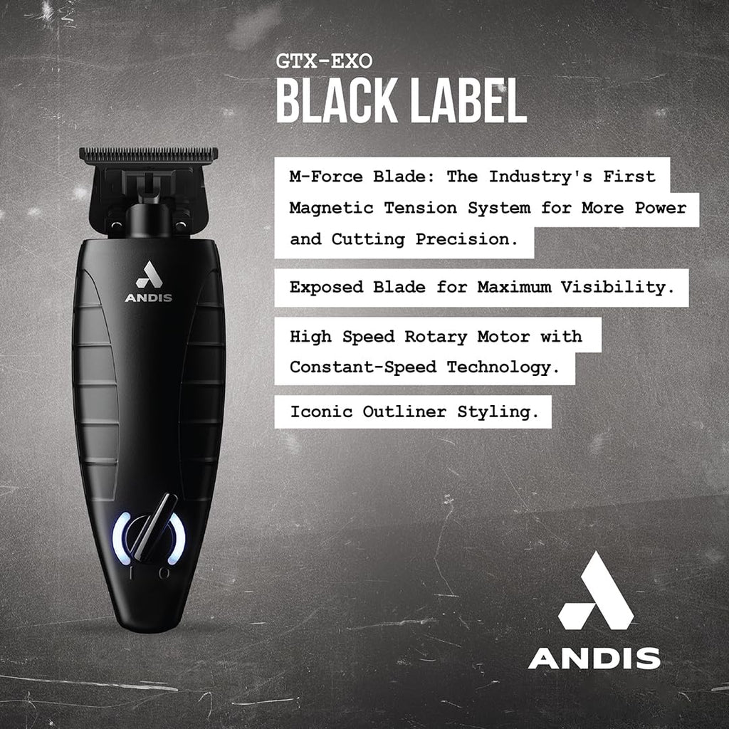 Black Cordless Electric Beard & Hair Trimmer with Charging Stand V746