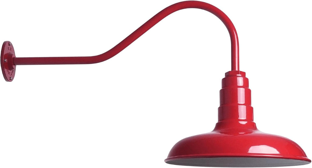 Gooseneck Barn Light (16 Gooseneck, Green) X495