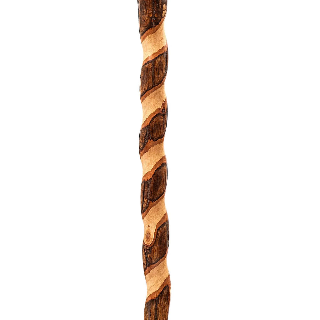 37x22 Twisted Hickory Walking Cane W923