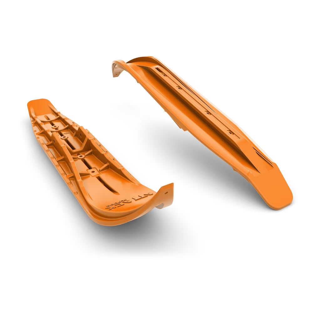 Orange Crush 7" Snowmobile Skis K5339