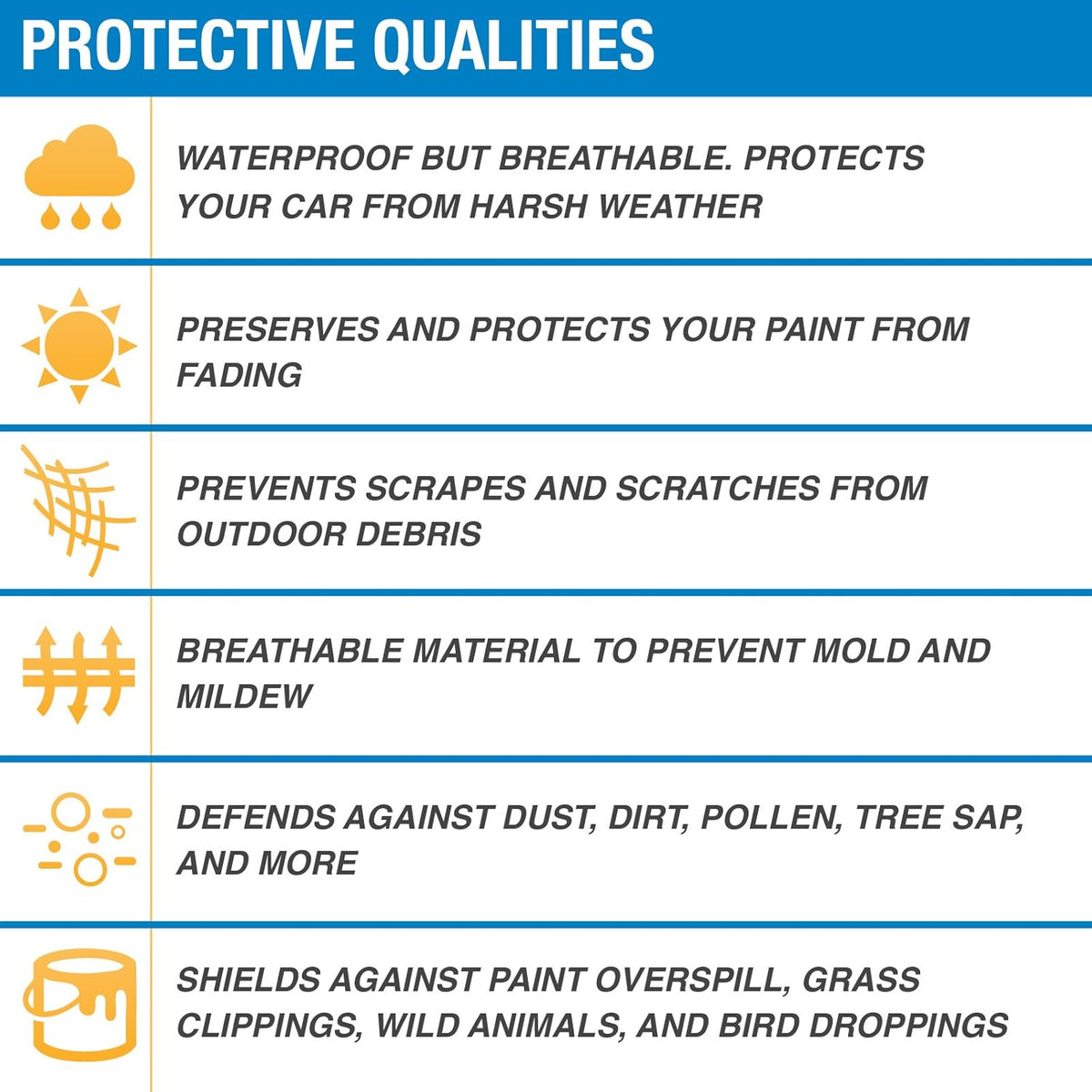 Gray 5-Layer Truck Cover F658616