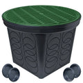 20x22 Round Catch Basin with Green Grate Kit T31857