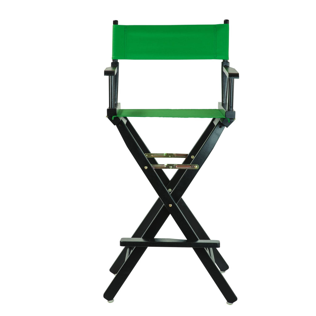 Director's Chair Black Frame Green Canvas F7213