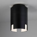 Carbon Matte Black 1-Light Flush Mount A325766