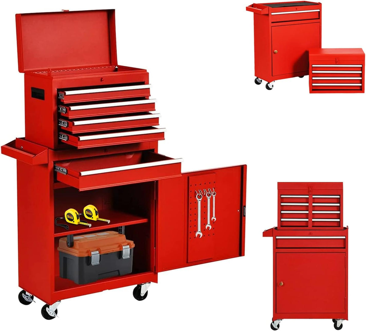 5 Drawer Rolling Tool Chest with Wheels S740580