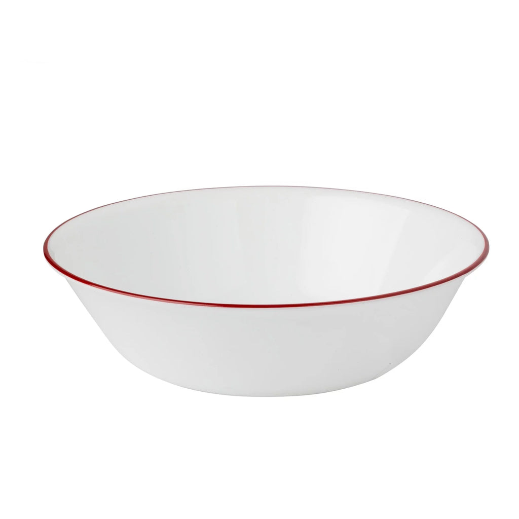 White and Red 12-Piece Dinnerware Set N8706