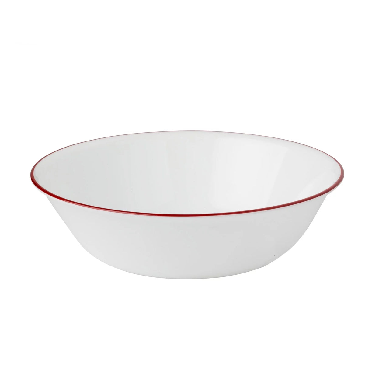 White and Red 12-Piece Dinnerware Set N8706