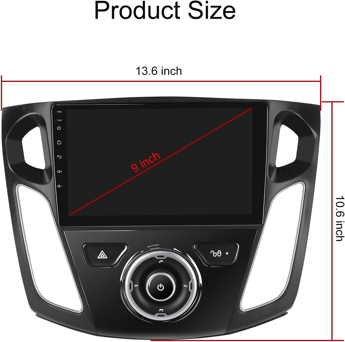 Android 10 Car Radio 9 inch IPS Touch Screen CarPlay Bluetooth C228