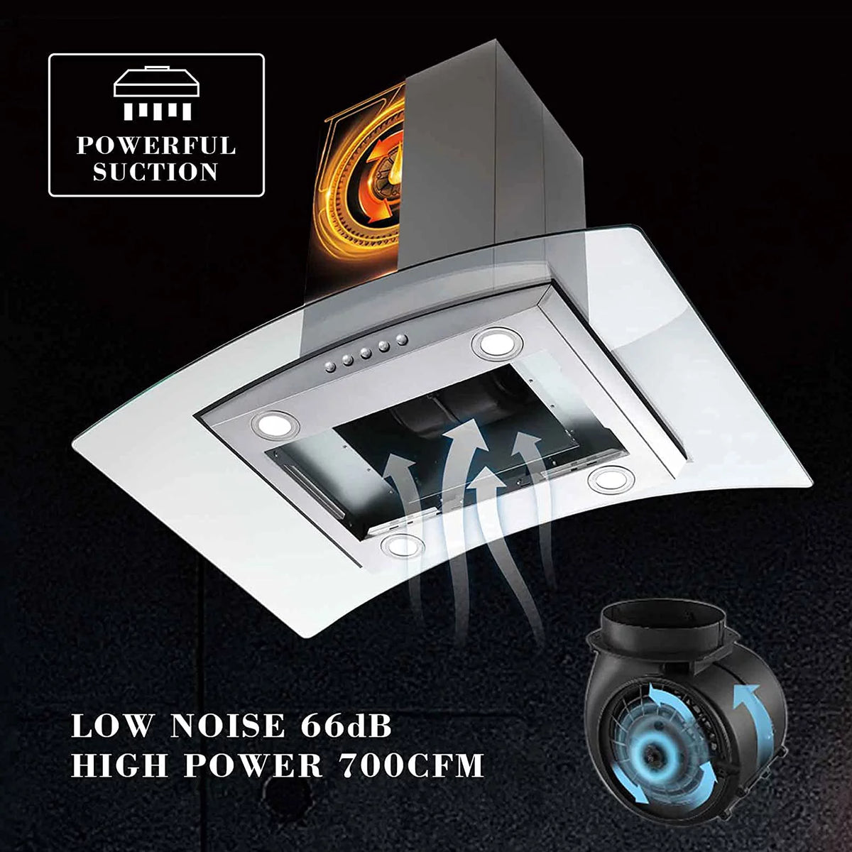 36 inch Kitchen Range Hood S3250