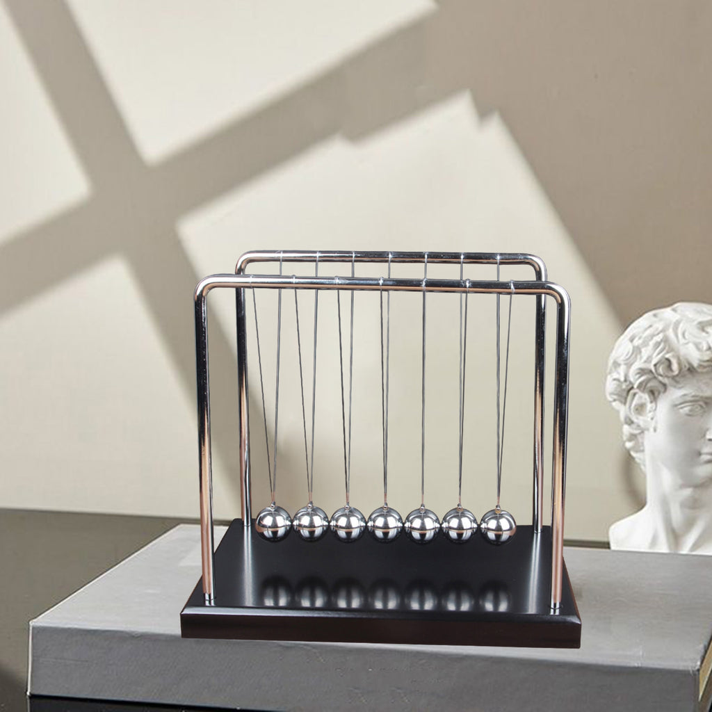 Newton Cradle Pendulum Decoration with 7 Balance Balls C53412