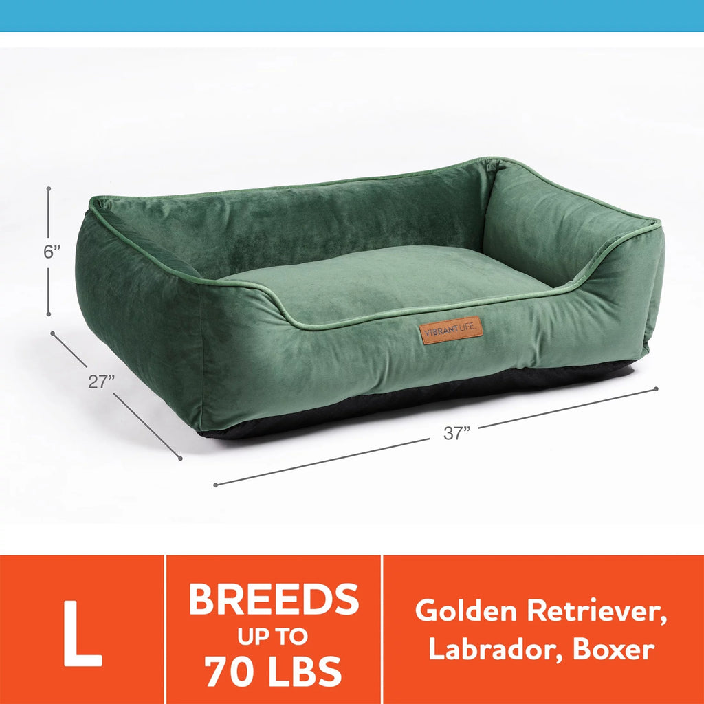 Large Faux Velvet Pet Bed X226267