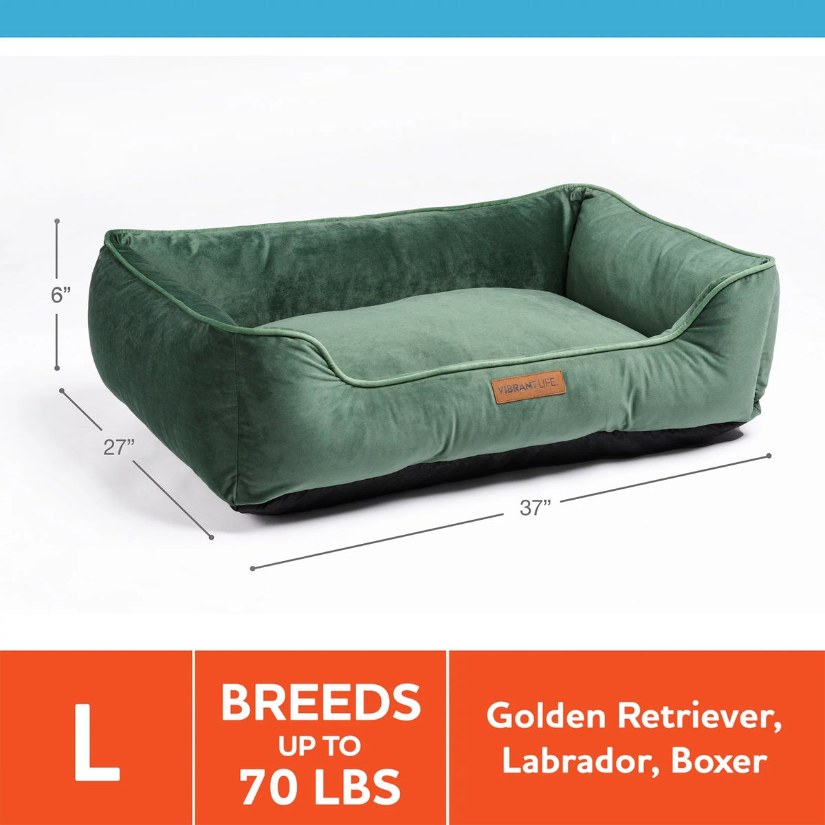 Large Faux Velvet Pet Bed X226267