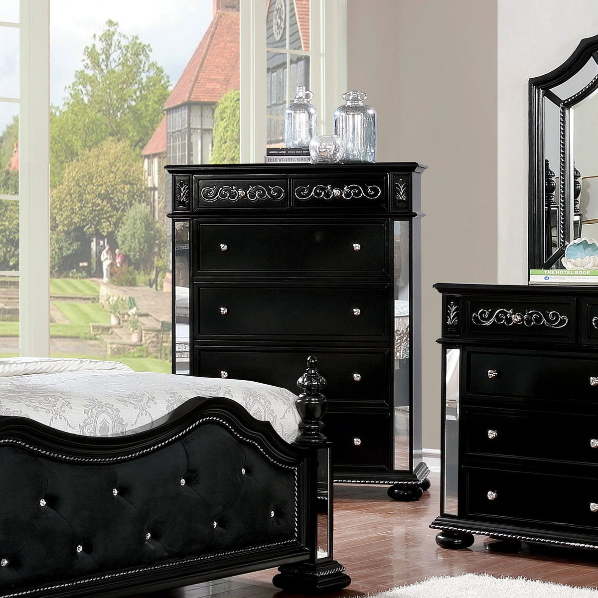 Solid Wood 5-Drawer Chest S106454