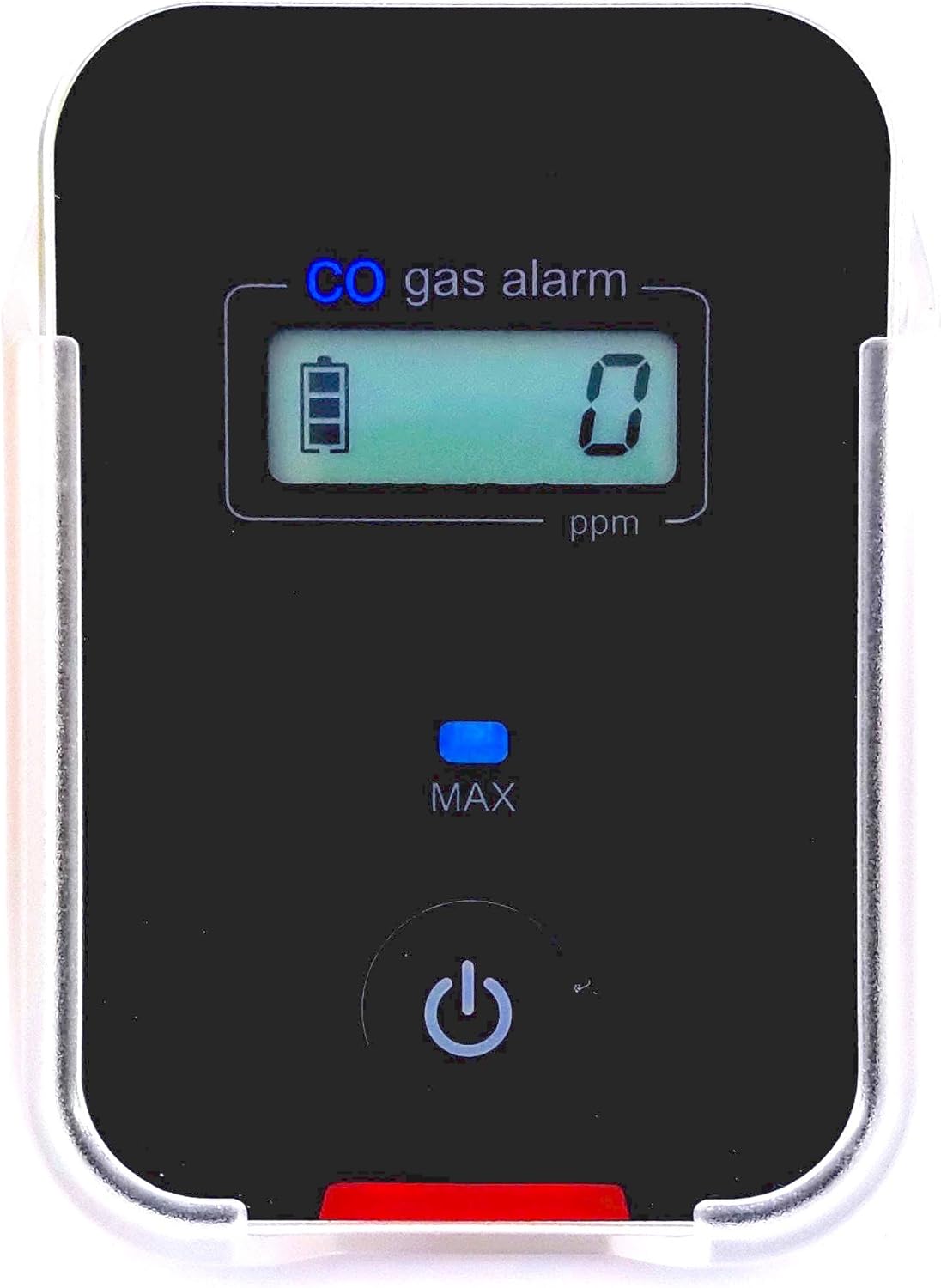 Carbon Monoxide CO Detector 9ppm Alarm Metal Body 2oz Z113483
