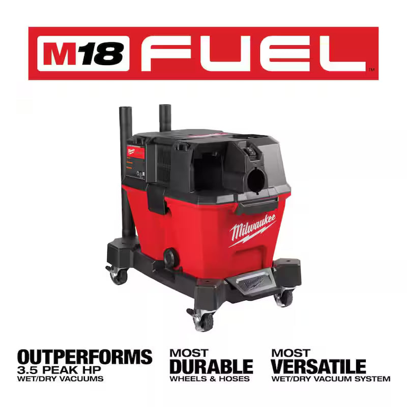 6 Gal. Cordless Wet/Dry Shop Vac with Filter, Hose and Dust Collector D380313
