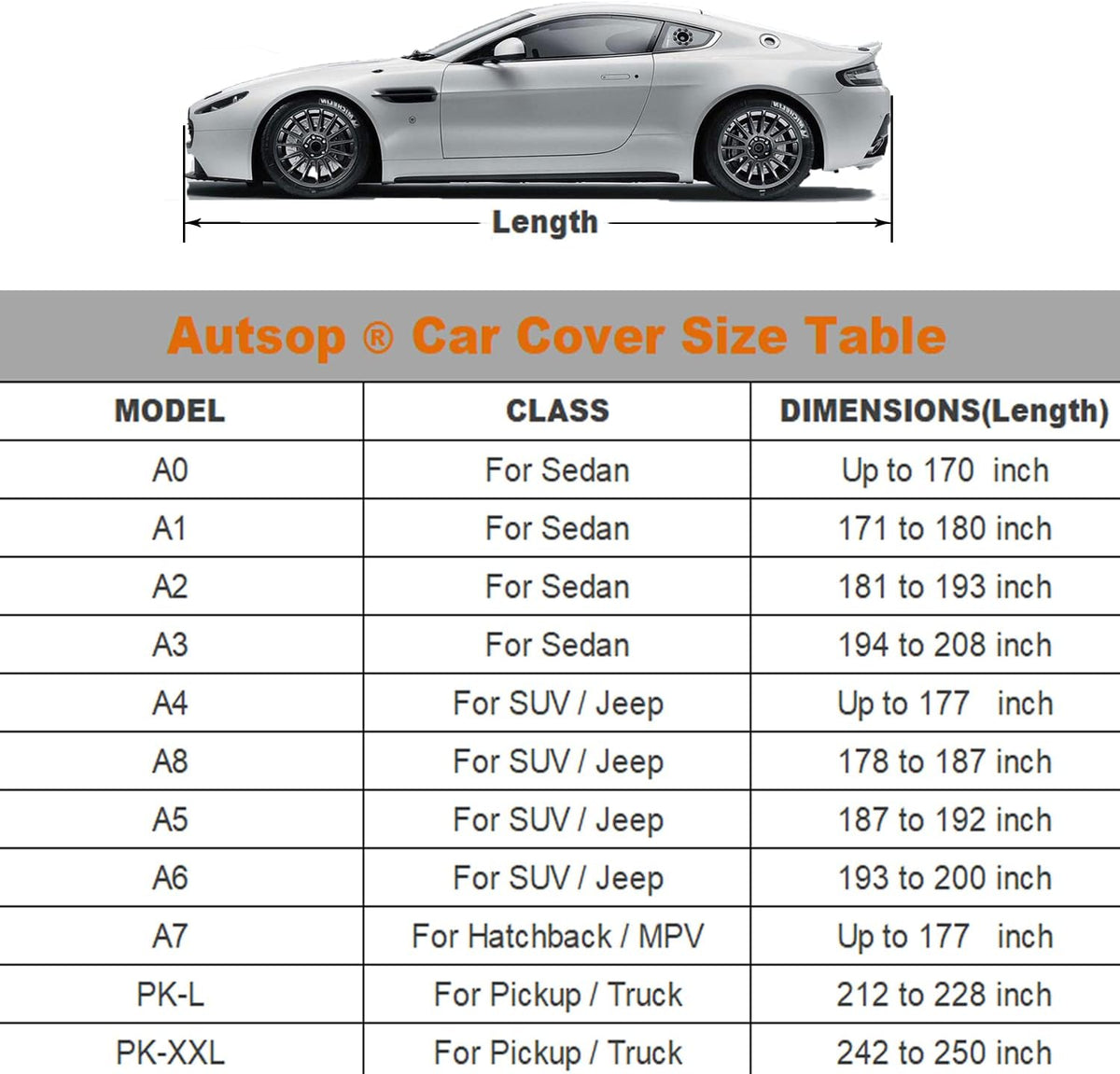 6 Layers Waterproof Car Cover with Zipper Cotton W67062