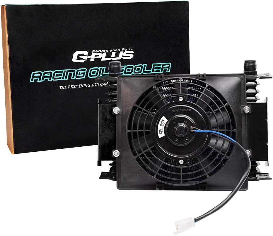 15 Row An-10 Aluminum Oil Cooler Black Pack of 2 L215