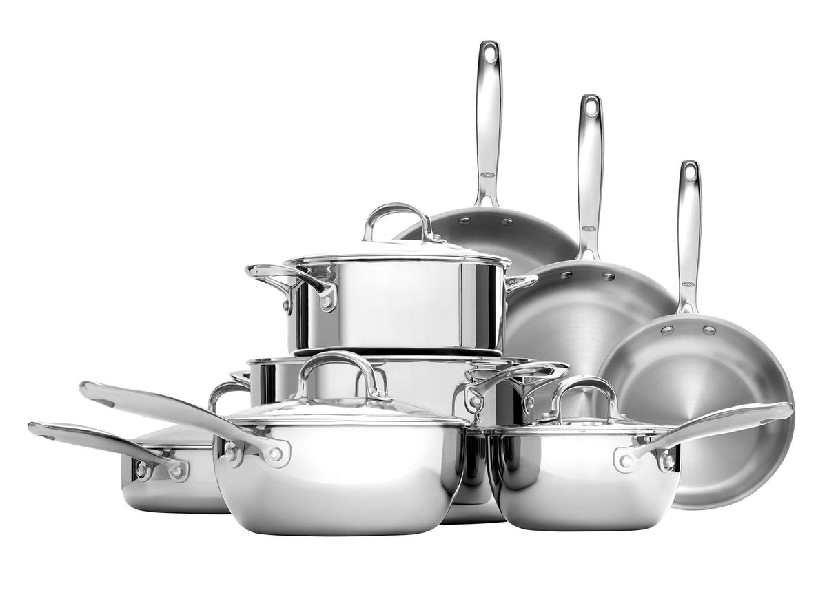 13-Piece Stainless Steel Cookware Set U24776