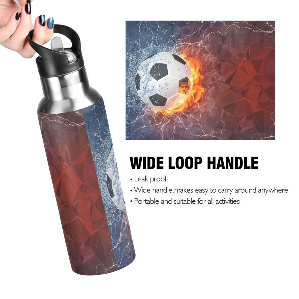 Stainless Steel Insulated Water Bottle with Straw Lid T324