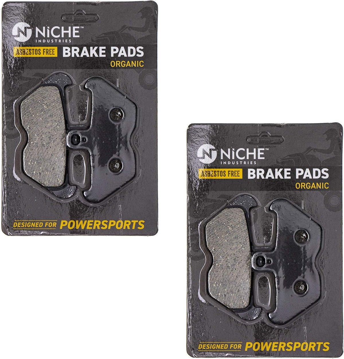 Complete Organic Brake Pad Set of 2 Y14410