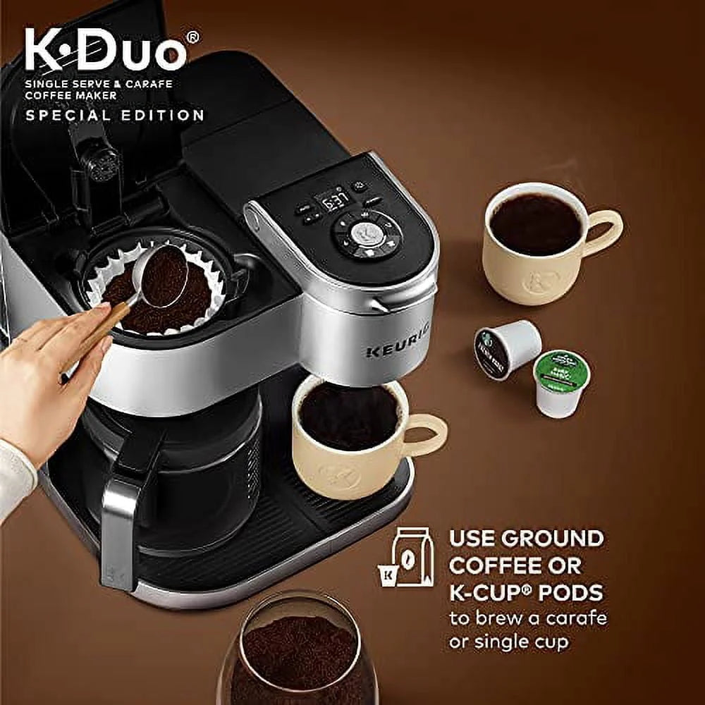 Single Serve K-Cup Pod & Carafe Coffee Maker D570401