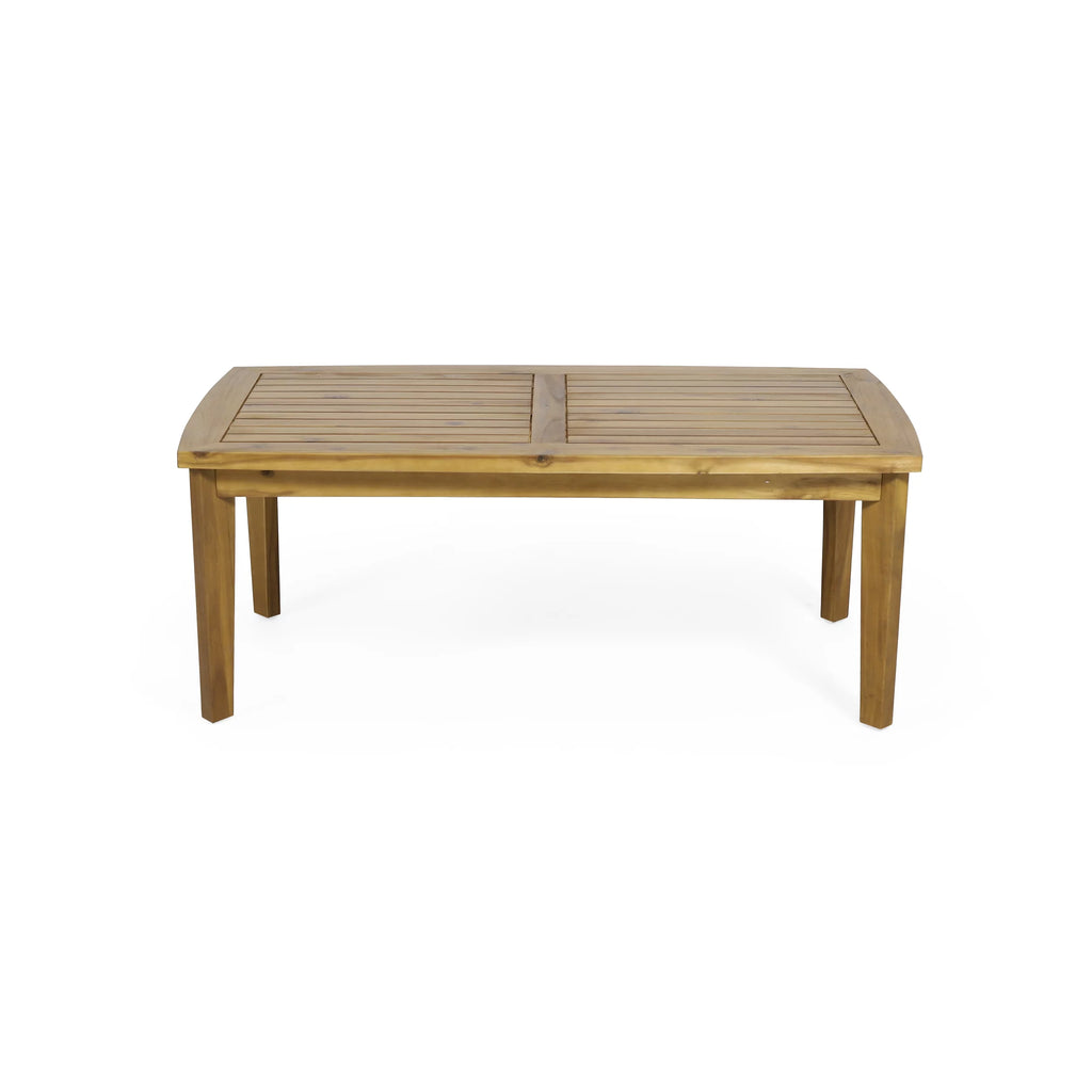 Acacia Wood Rectangular Coffee Table F87052