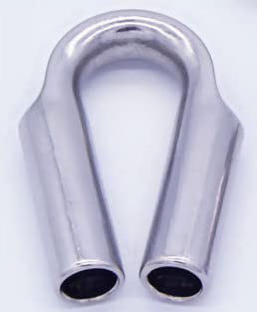 316 Stainless Steel Wire Rope Tube Thimble 10-Pack V51746