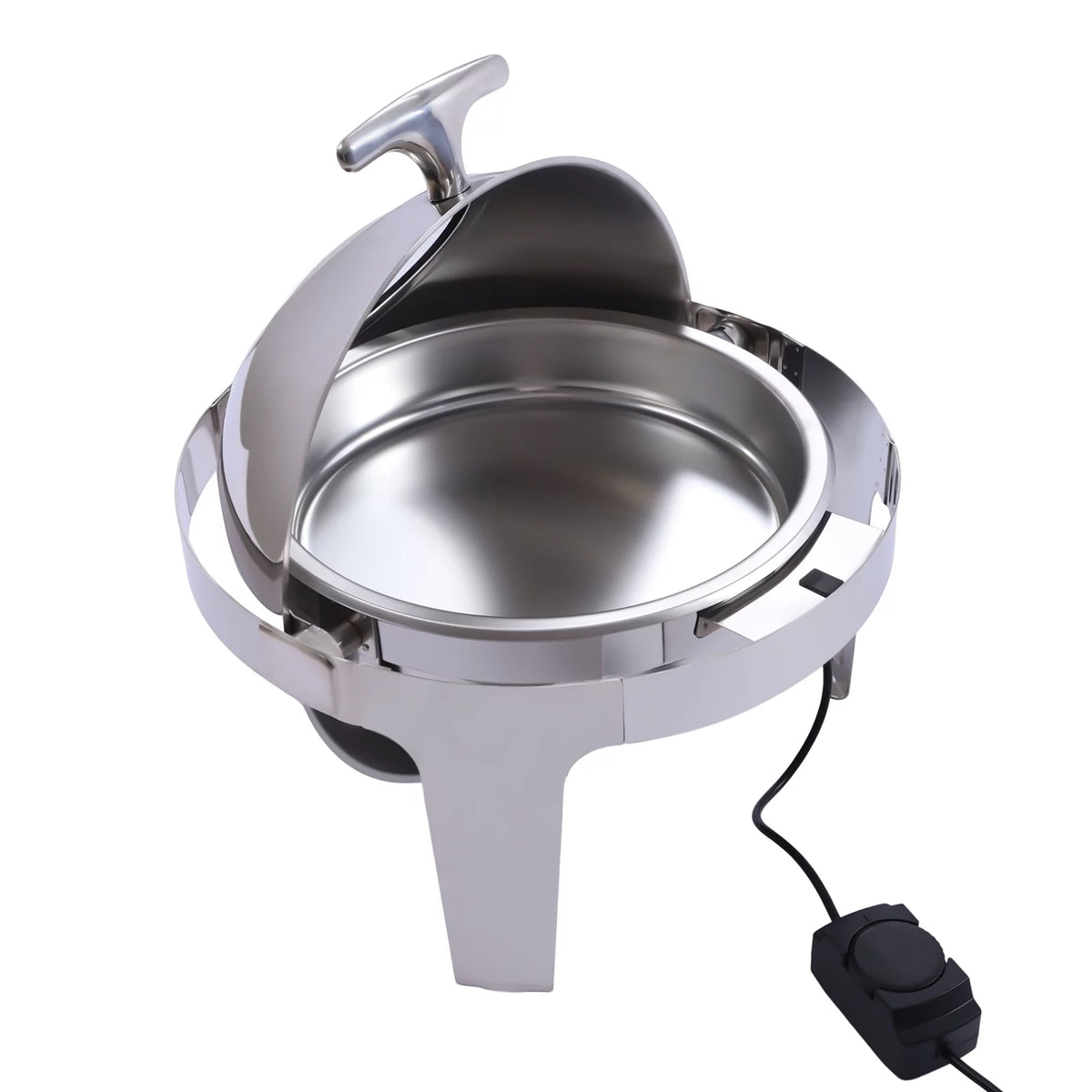 6L Round Chafing Dish with Glass Lid C249
