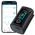 Bluetooth Fingertip Pulse Oximeter with Carry Bag U584