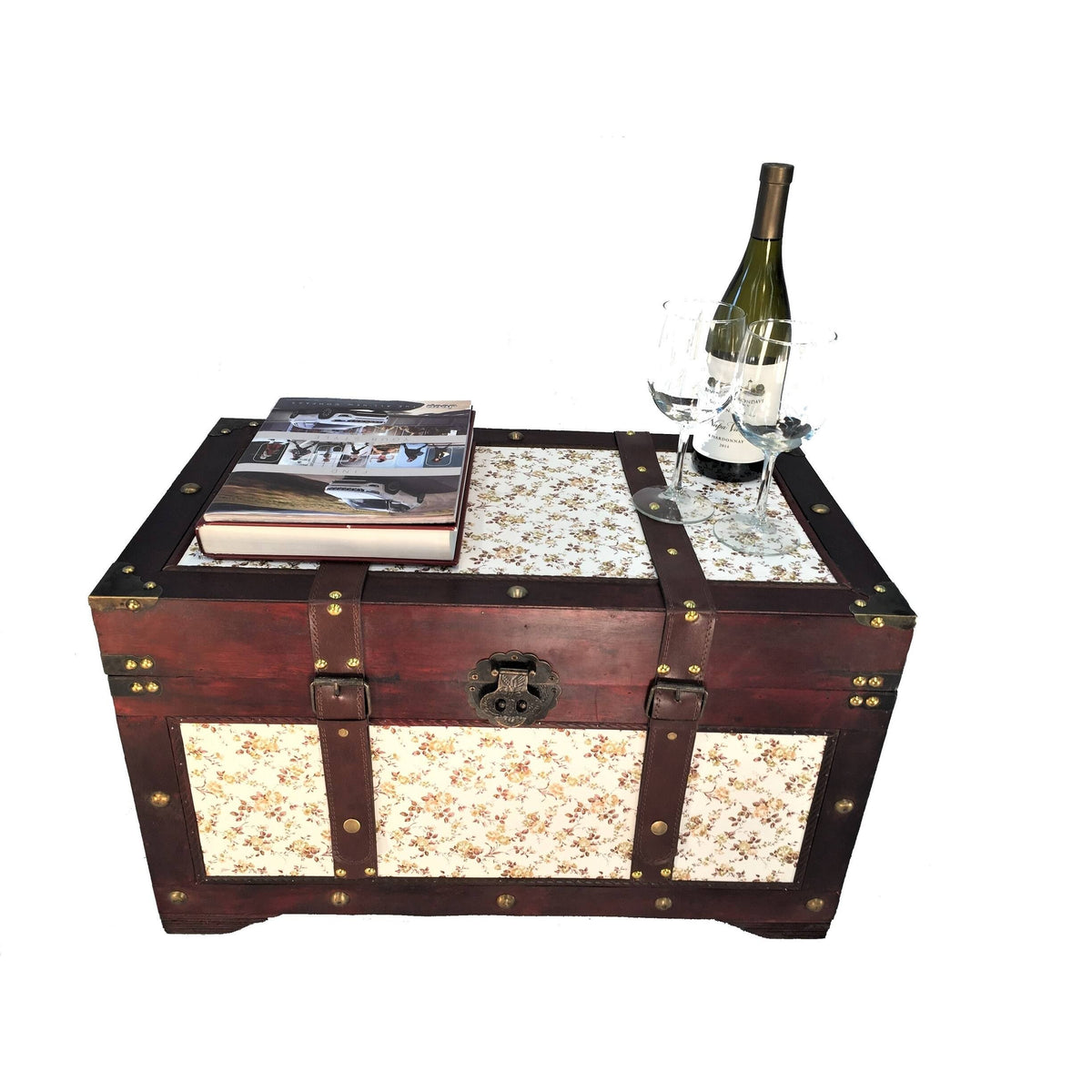 Medium Wood Storage Trunk Y1551