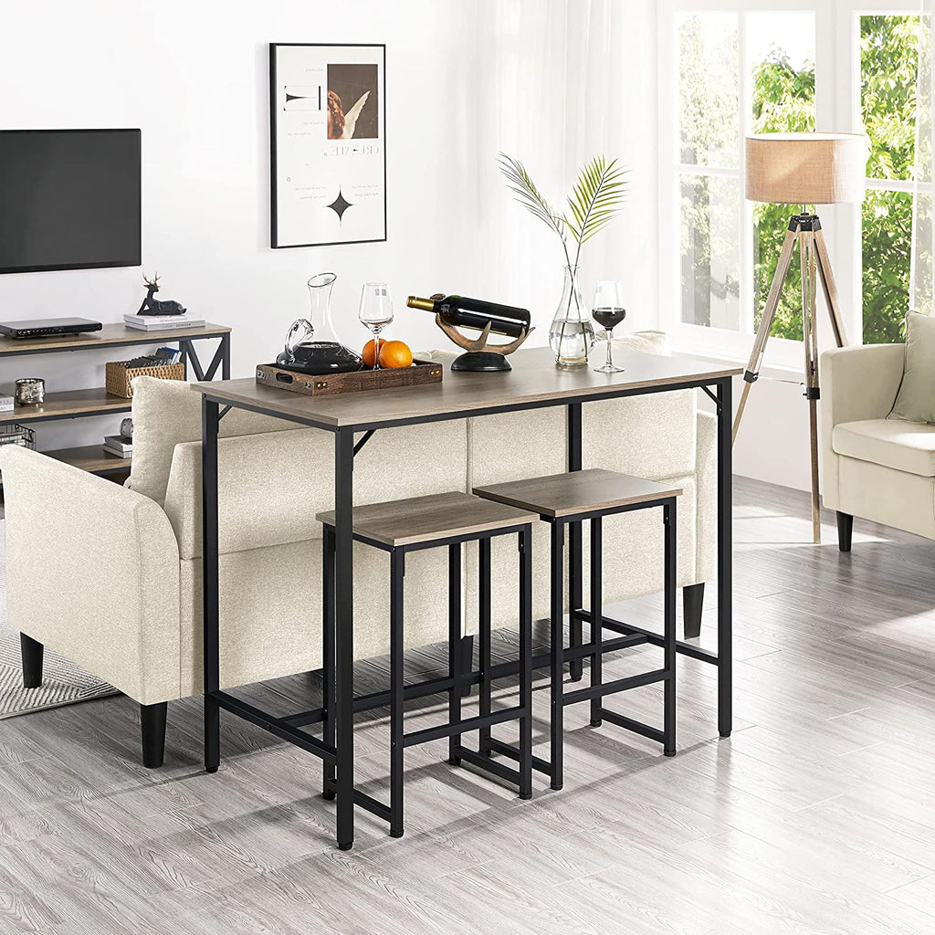 3 Piece Bar Table Set with 2 Bar Stools I417