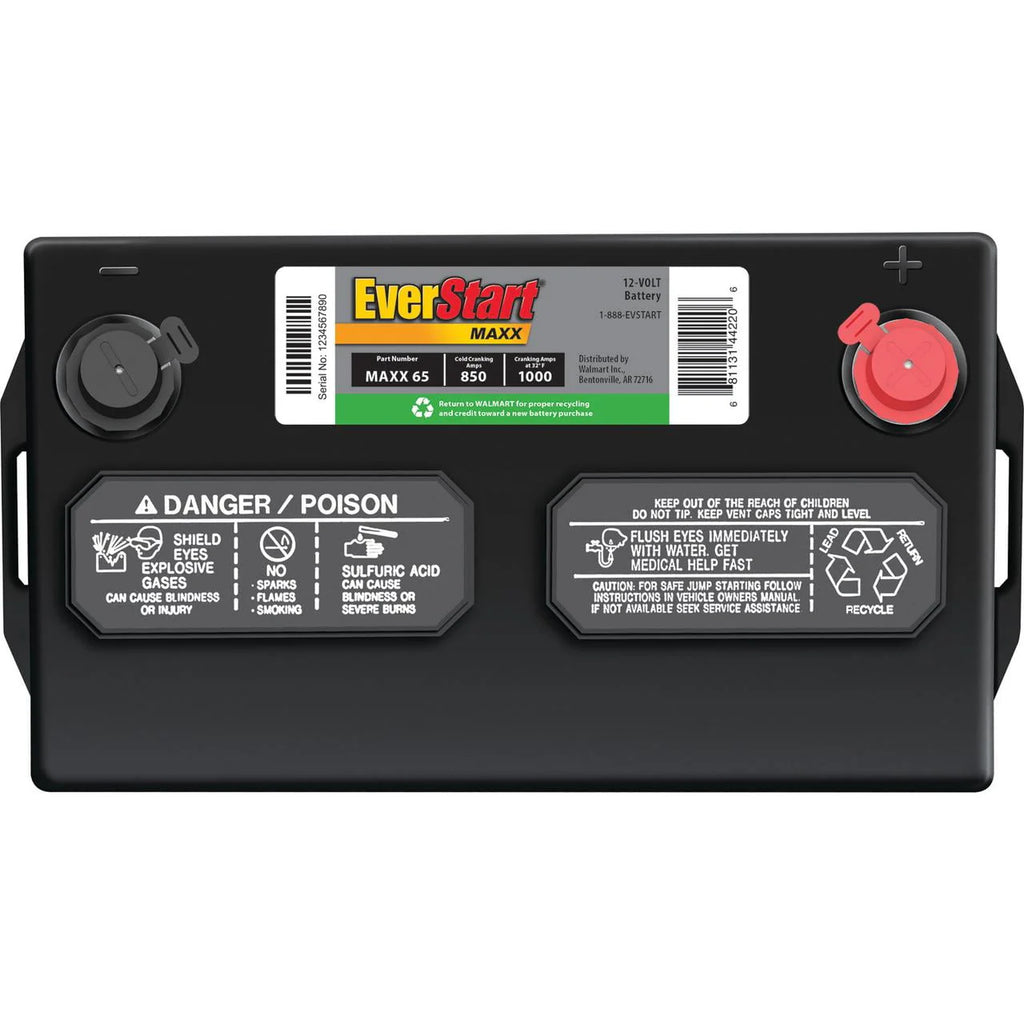 Group Size 65 12 Volt 850 CCA Lead Acid Automotive Battery U6154