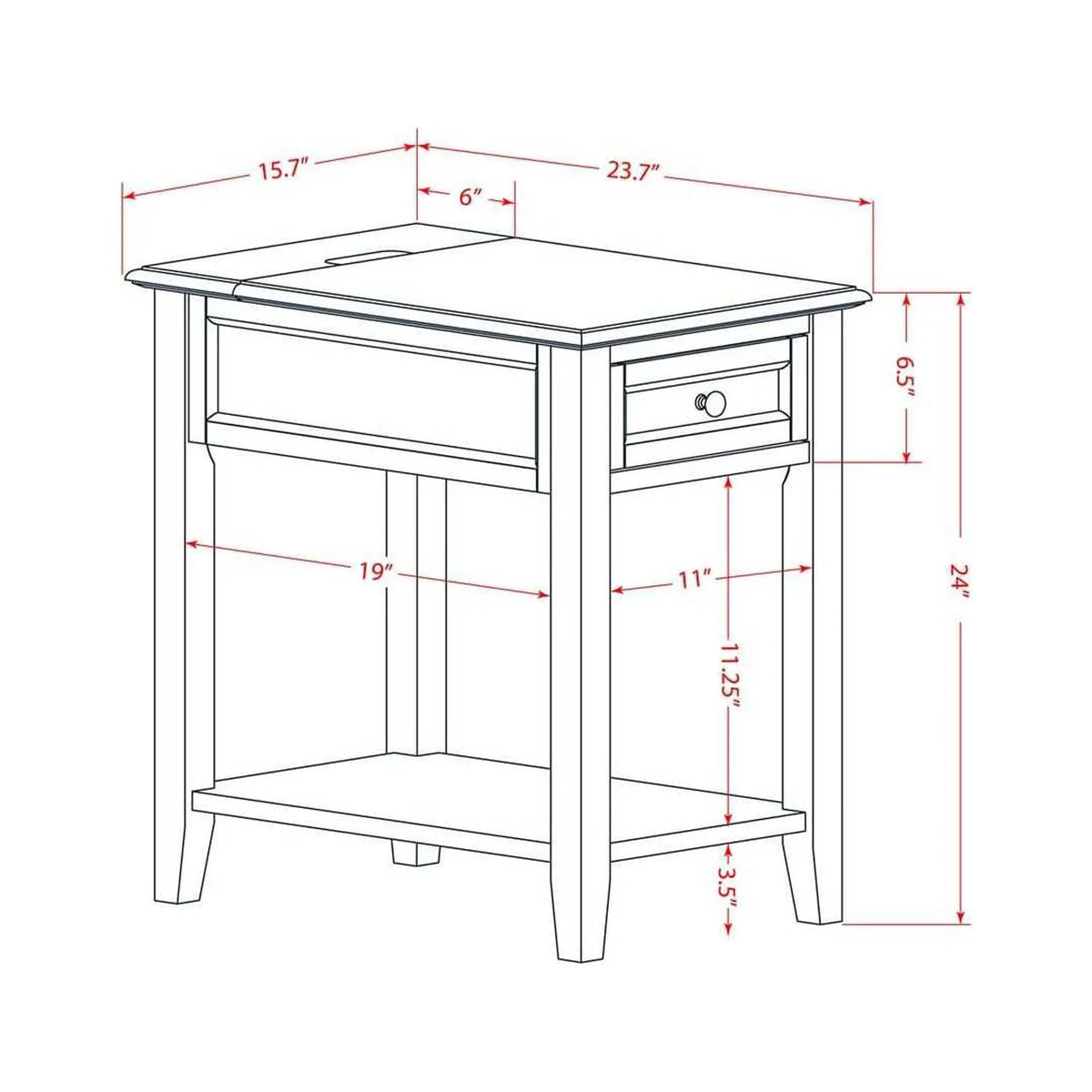 3 Pieces Wood Queen Bedroom Set L797