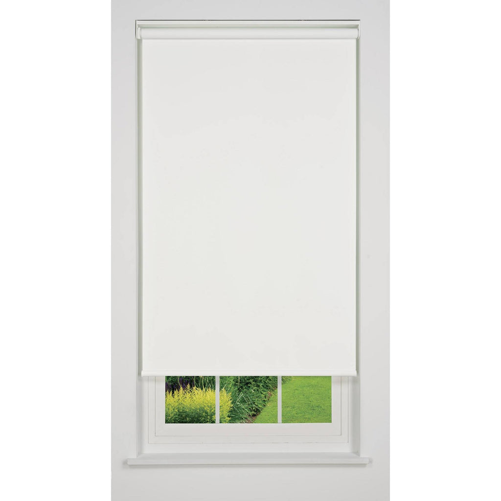 White Cordless Blackout Roller Shade T971192