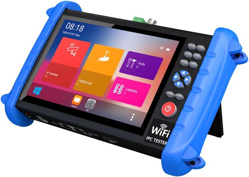 CCTV Camera Tester with IP Discovery, PoE, WiFi, HDMI Output O1180