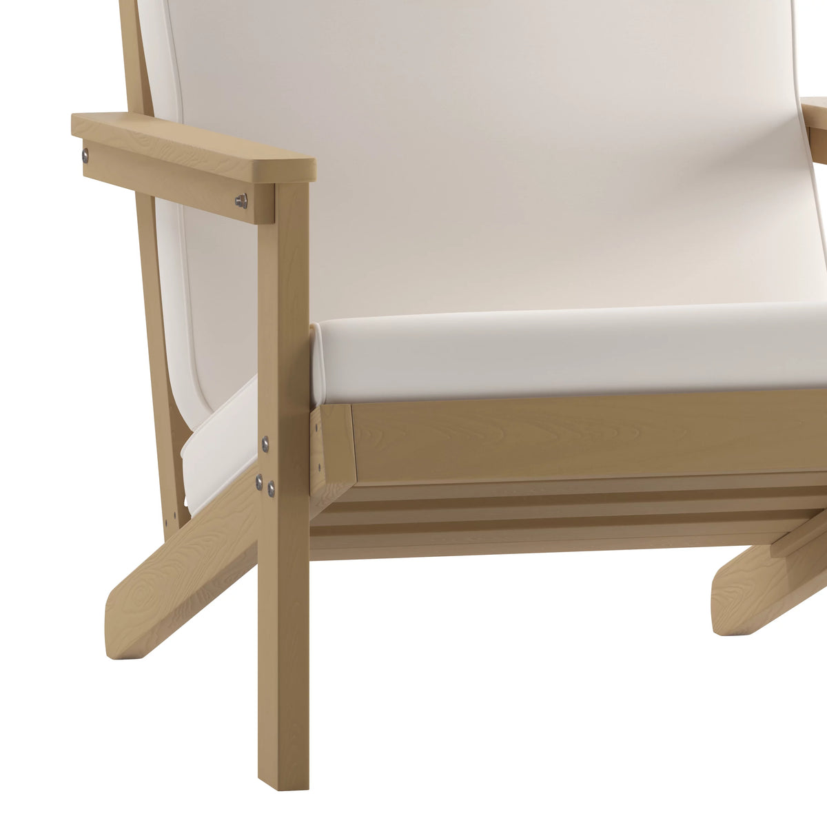 All-Weather Poly Resin Adirondack Chair with Cushions G308903