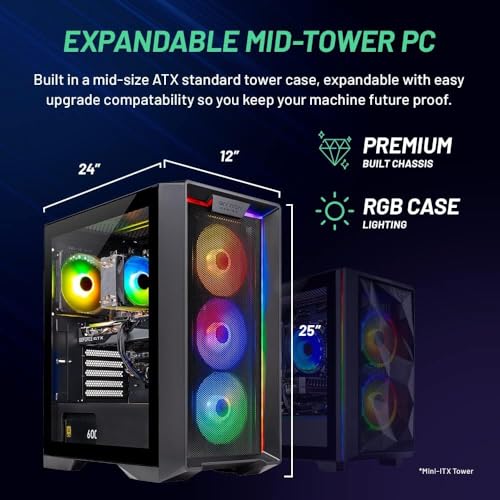 Black Gaming PC Desktop B79898