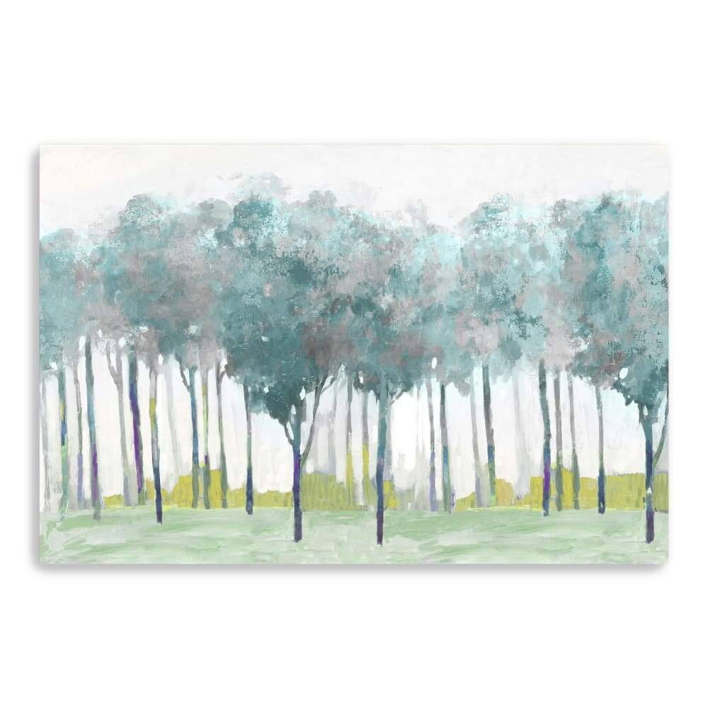 Teal Silver Canvas Giclee H784078