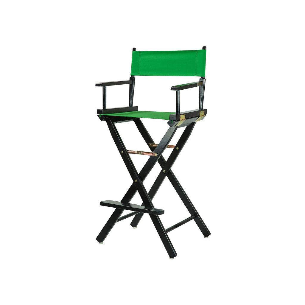 Director's Chair Black Frame Green Canvas F7213