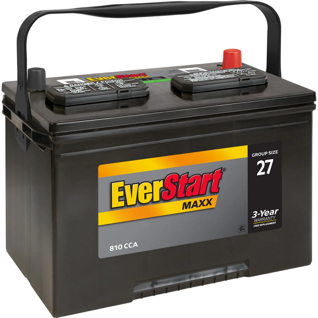 Lead Acid Automotive Battery Group Size 27 12 Volt 830 CCA X75013