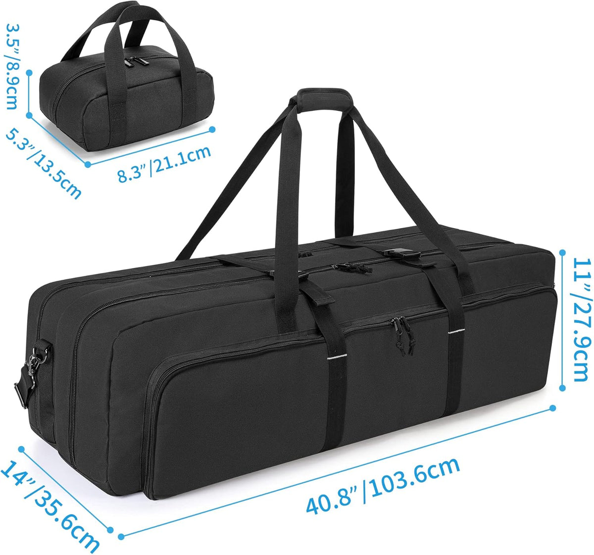 Double-Layer Padded Telescope Case with Accessories Bag K86216